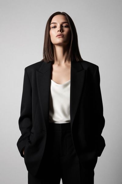 Editorial_Fashion Portrait - Grok Imagine 2