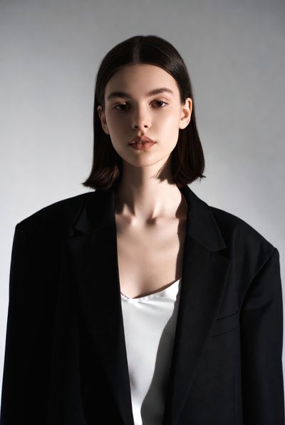Editorial_Fashion Portrait - Grok Imagine